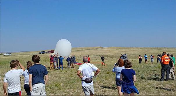 NASA气象气球的发射框架